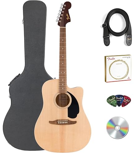 Amazon.com: Fender FA-125CE Dreadnought Cutaway Acoustic-Electric